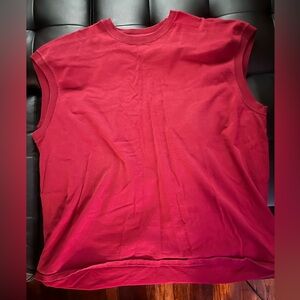 Athletic Works Red Short Sleeve Tee